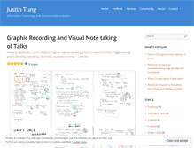 Tablet Screenshot of justintung.com